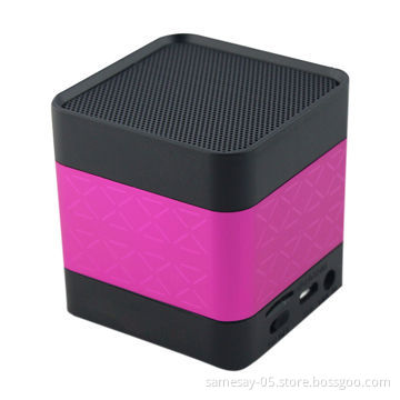 Bluetooth Wireless 3W HiFi Mini Hands-free Portable Mic Speaker for iPhone/Samsung